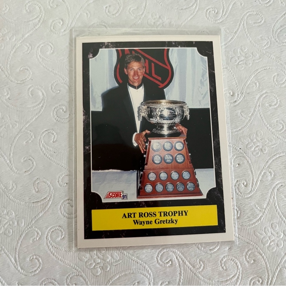 317 Wayne Gretzky Art Ross Trophy Card